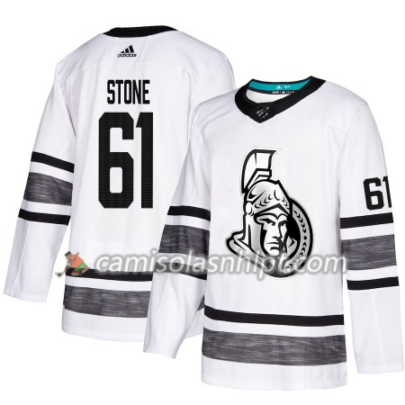 Camisola Ottawa Senators Mark Stone 61 2019 All-Star Adidas Branco Authentic - Homem
